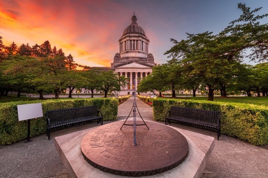 The Territorial Sundial on the Washington State Capitol Campus